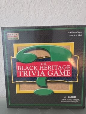 The Black Heritage Trivia Game By Geebee